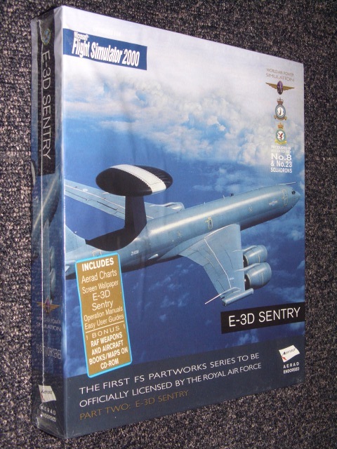 ◆Boeing E-3D SENTRY / World Airplane Simulation◆MS Flight Simulator2000アドオン◆未開封品 factory-sealed拍卖