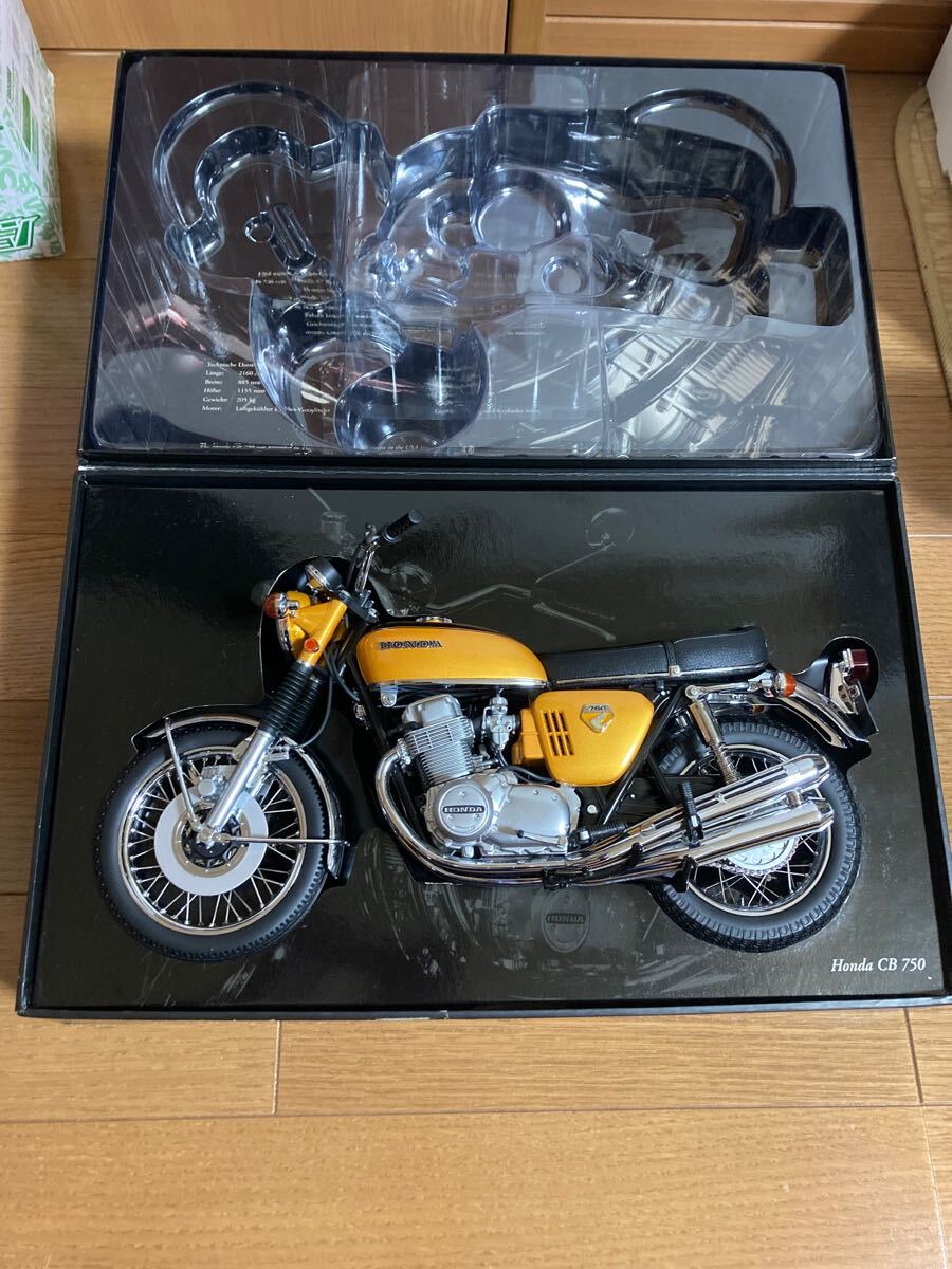 ミニチャンプス 特大 1/6 CB750 K0 キャンディーゴールド 絶版 限定 ミニカー 美品 ホンダ CB750K0 K1 K2 ヨシムラ Z2 Z1 ヨシムラ FX GT 拍卖