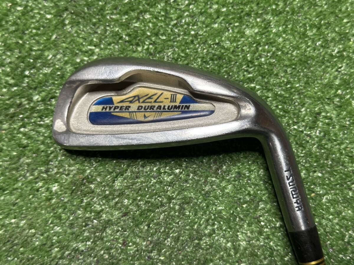 【同梱対応可】SAI-6361 中古 単品アイアン 7番 TSURUYA つるや AXEL-Ⅲ カーボンシャフト Flex 不明拍卖