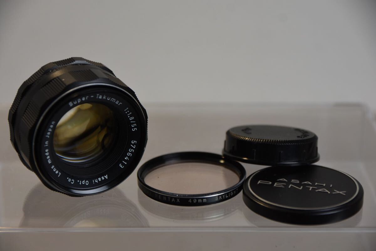 レンズ LENS ASAHI PENTAX ペンタックス 単焦点 super TAKUMAR F1.8 55mm Y57拍卖