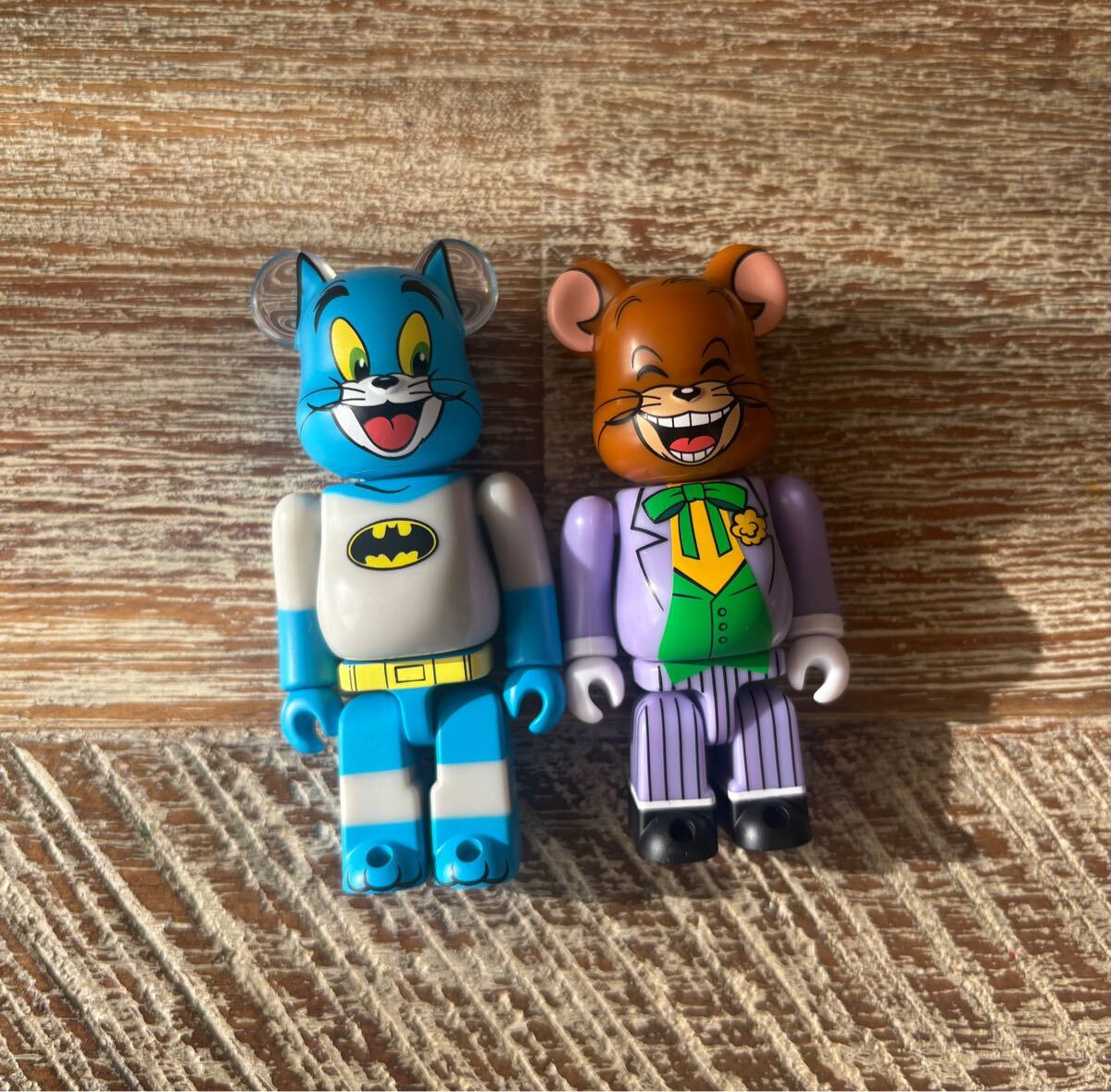 ベアブリック /BE@RBRICK TOM as BATMAN &JERRY as THE JOKER 100%(メディコムトイ・フィギュア・トム&ジェリー・バットマン)拍卖