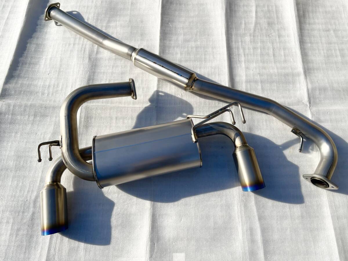 【美品】フジツボ チタニウム フルチタン オーソライズ CZ4A ランサー エボリューション X LANCER CZ4A 4B11 チタン マフラー ランエボ 10拍卖