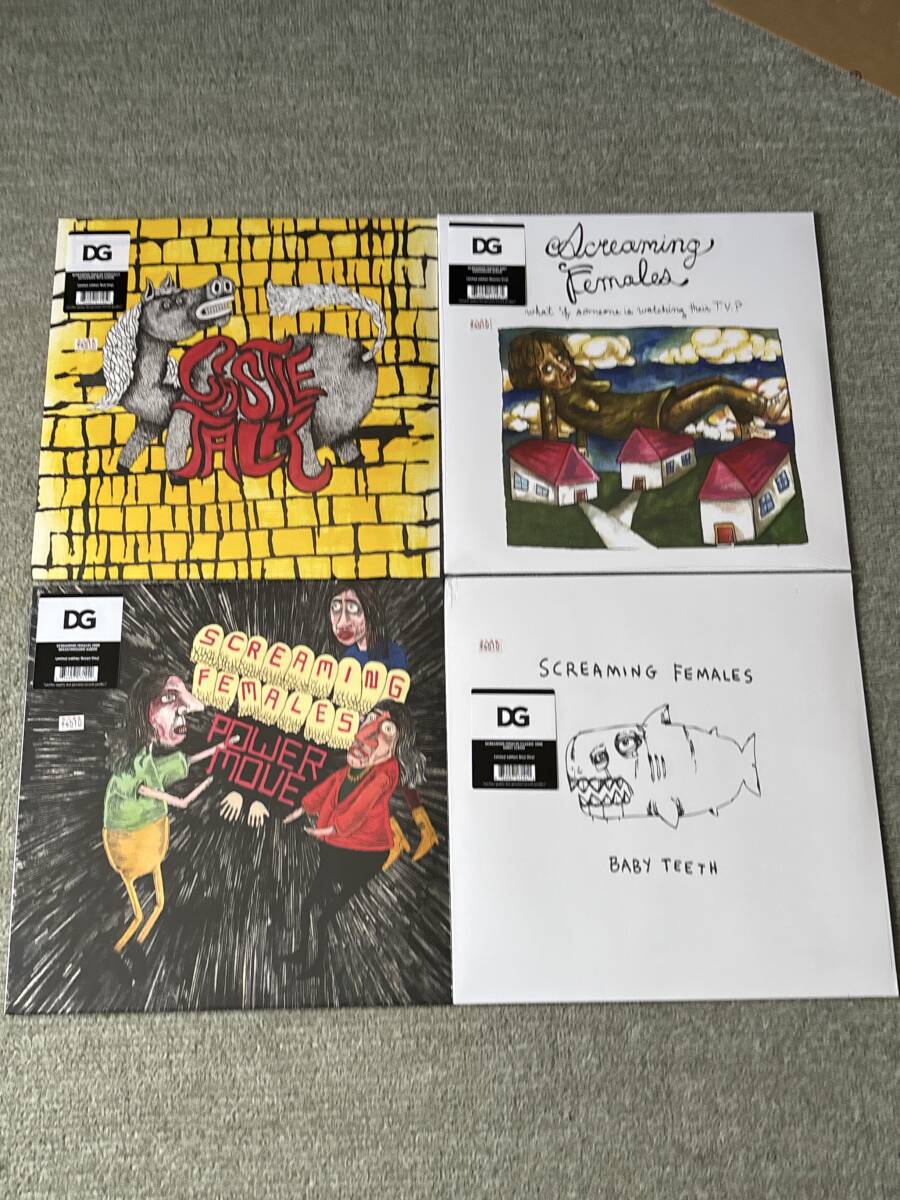 新品LP 4枚セット Screaming Females アナログレコード VINYL スクリーミング・フィメールズ DG-29 DG-30 DG-37 DG-38拍卖