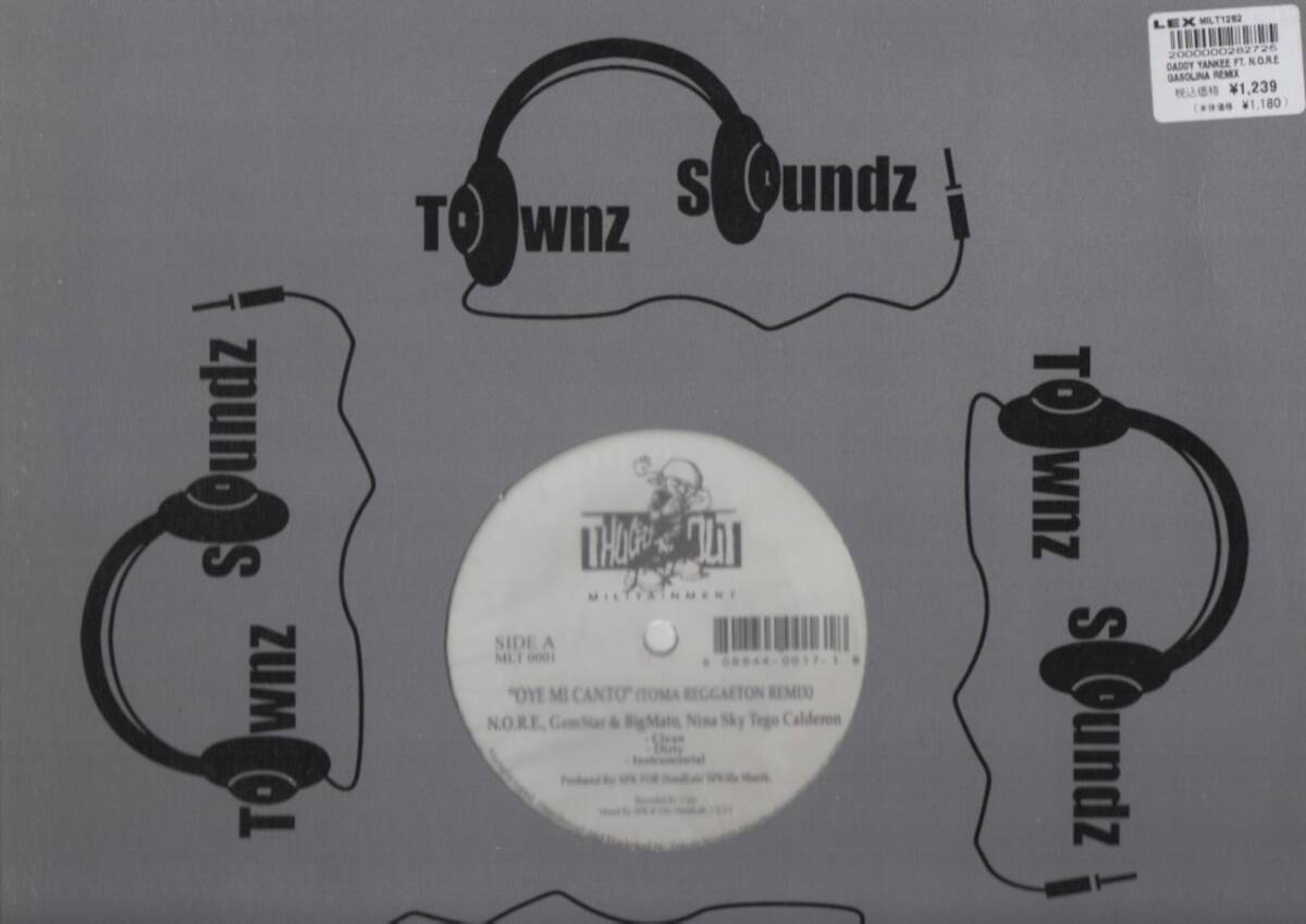 【廃盤12inch】N.O.R.E. & Peedi Crakk / Oye Mi Canto拍卖