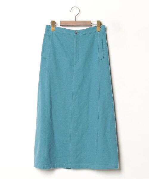 「SLOBE IENA」 フレアスカート 40 ブルー レディース拍卖