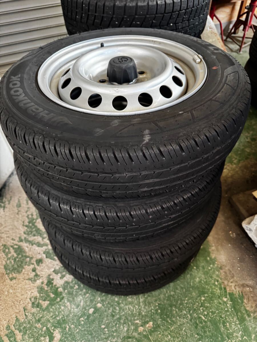 Y1211 155/80R14 88/86N LT ハンコック hankook 2021年 PCD100 4H 5J PROBOX SUCCEED プロボックス サクシード 4本セット 拍卖