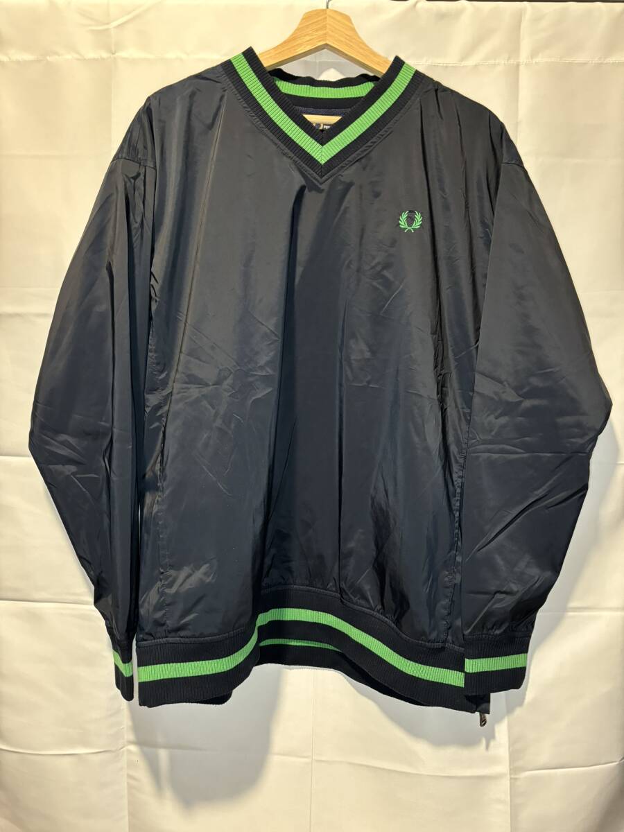 【美品】FRED PERRY × BEAMS GOLF フレッドペリー × ビームス ゴルフ 別注 チルデン プルオーバー ナイロンジャケット LARGE拍卖