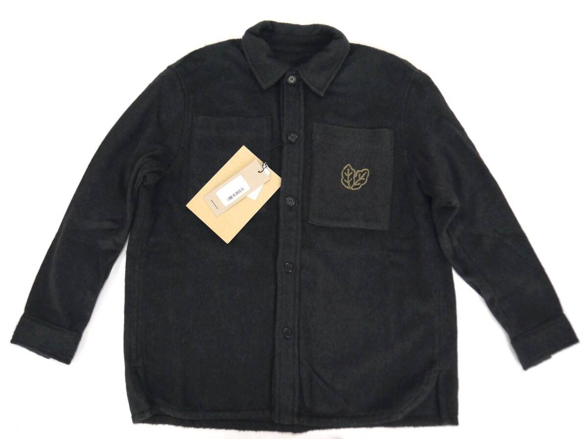 未使用 定価7万 THE INOUE BROTHERS x ADISH アルパカウール オーバーシャツ(S) イノウエブラザーズ CPOシャツ拍卖