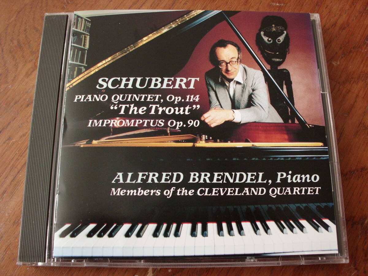 シューベルト:ピアノ五重奏曲「ます」/即興曲集 国内盤 ブレンデル 拍卖