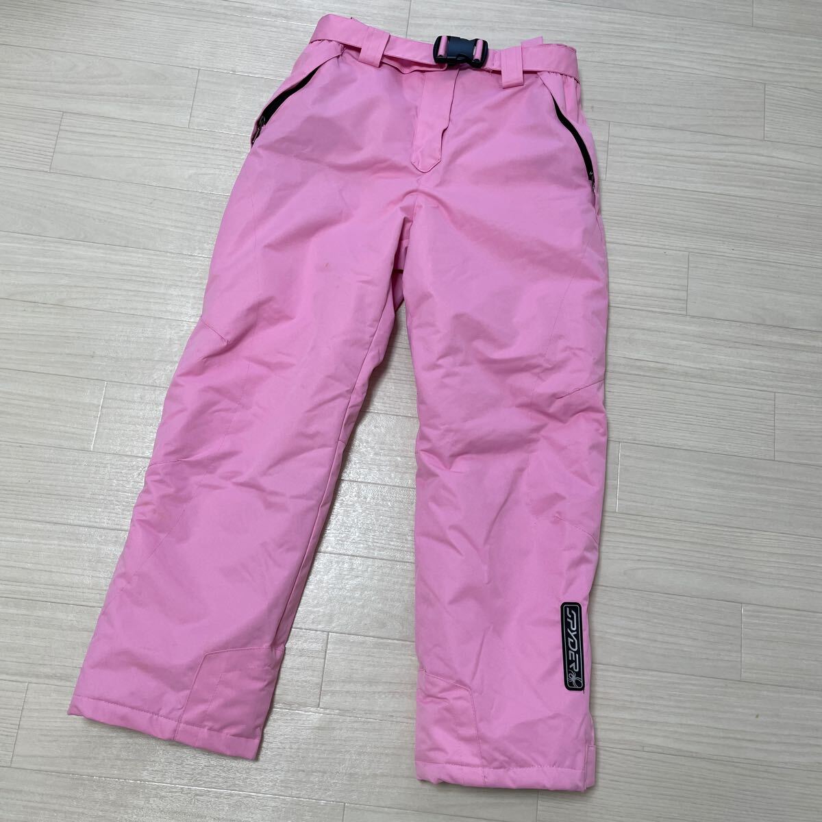 SPYDER スパイダー スキーウェア スノーウェア スノボパンツ ピンク レディース サイズM拍卖