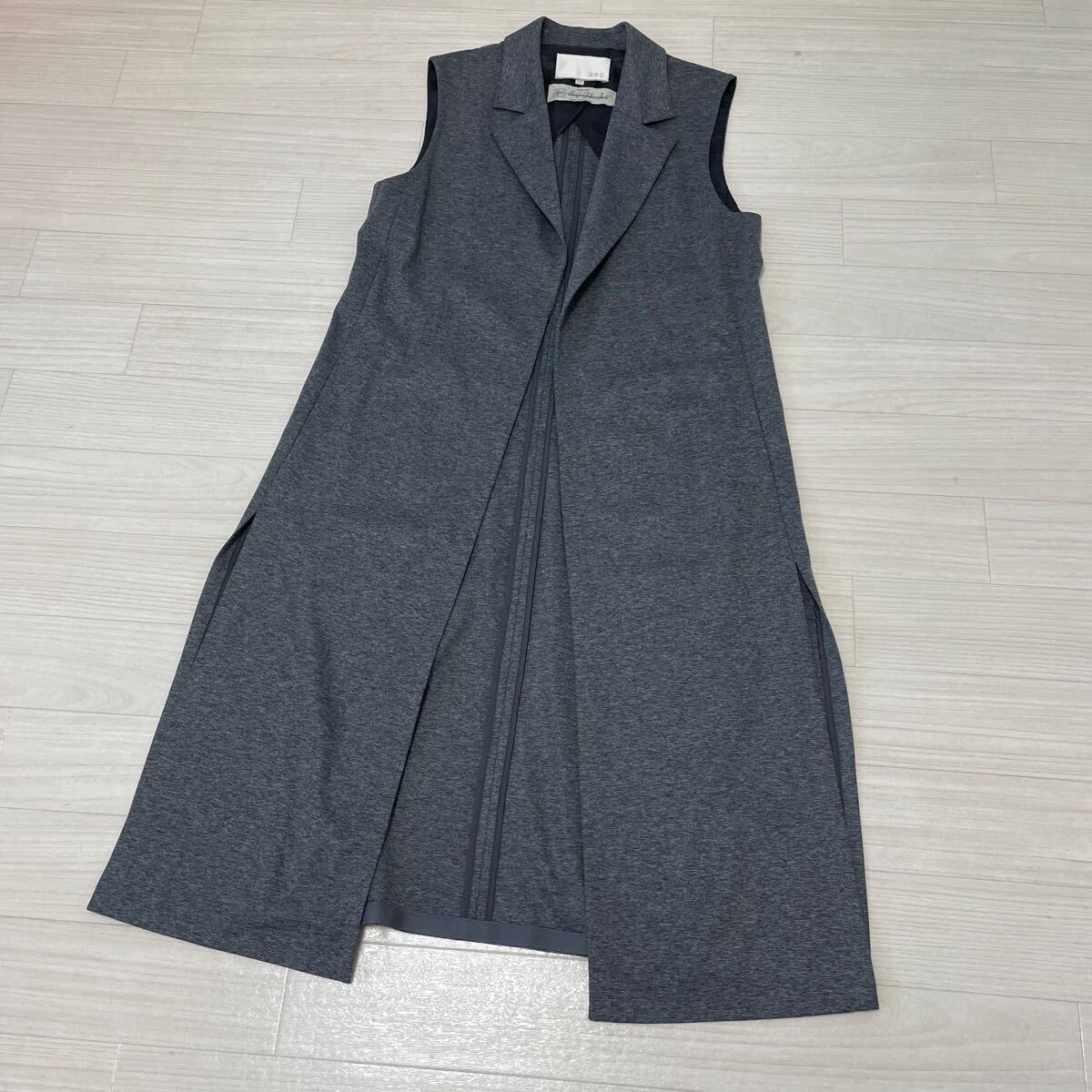 ジユウク 自由区/jiyuku ロング ジレ グレー レディース サイズ38 美品拍卖