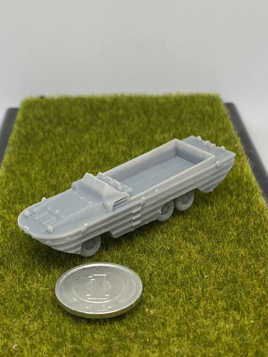 1/144レジンキット 未塗装 WWⅡ アメリカ軍 DUKW 水陸両用車 軍用車両 ワールドタンクミュージアム【同梱可能】0525拍卖