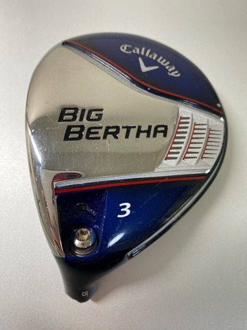 レフティ BIG BERTHA ビッグバーサ 2014 USA 3W 15度 フェアウェイウッド FW ヘッドのみ キャロウェイ拍卖