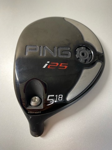 希少レフティ用 PING i25 ピン 5W 18度 ヘッドのみ クリーク拍卖