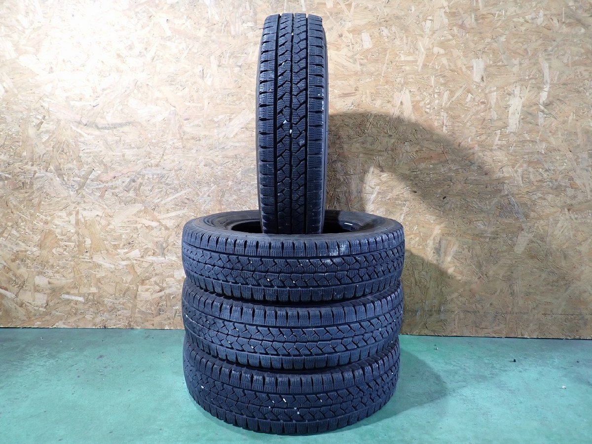 RB3503【送料無料165/80R14 97/95N】4本 ブリヂストン ブリザック VL1 中古スタッドレス NV200バネット ADバン等に ≪即決≫拍卖