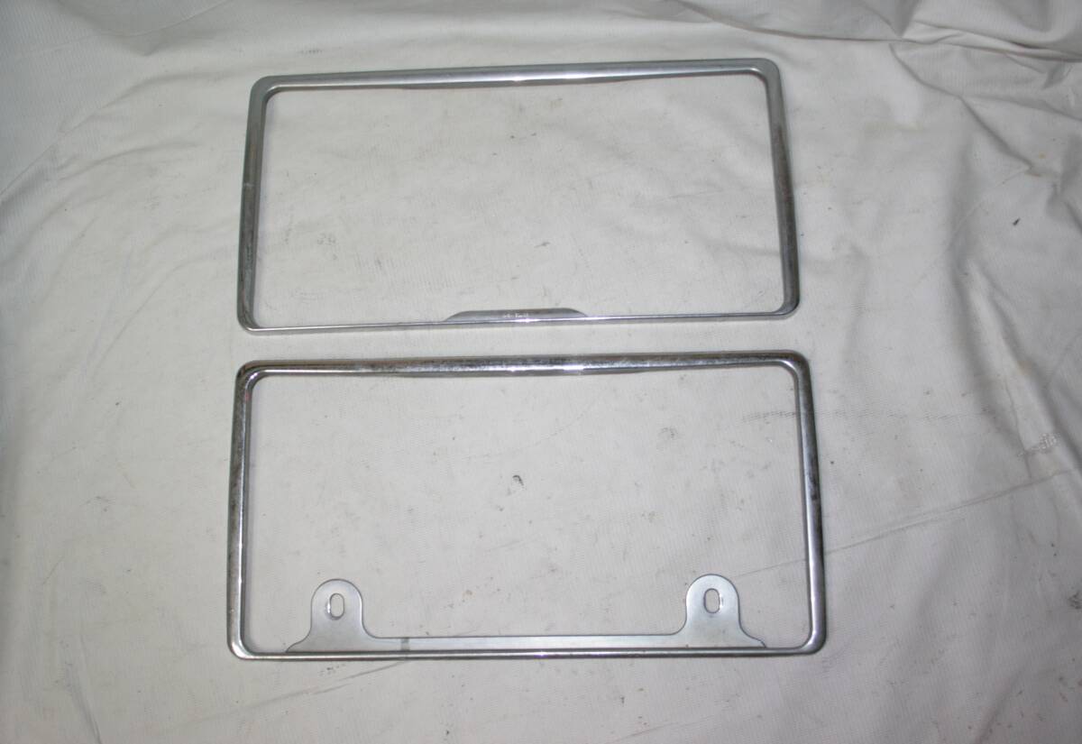 汎用ナンバープレートホルダー2枚 ナンバーフレーム 枠 ライセンスプレートホルダー SEIKOSANGYO拍卖