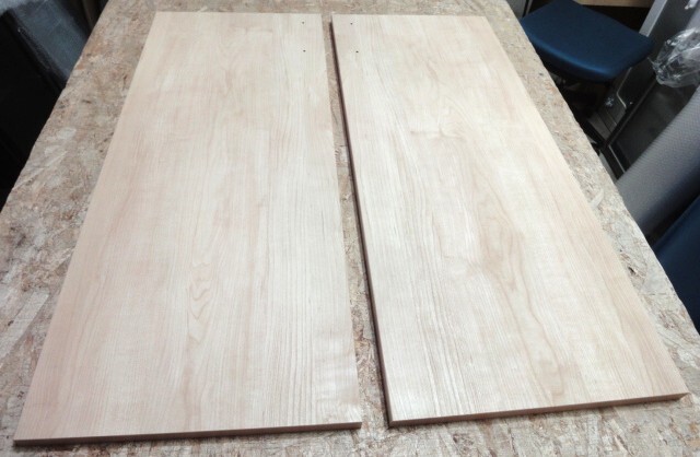 G-642 エイダイ 永大産業 クロゼット 開き戸 約340x854x18mm x2枚 VHD-1W609FPP 収納扉 クローゼット 折戸 DIY リフォーム拍卖