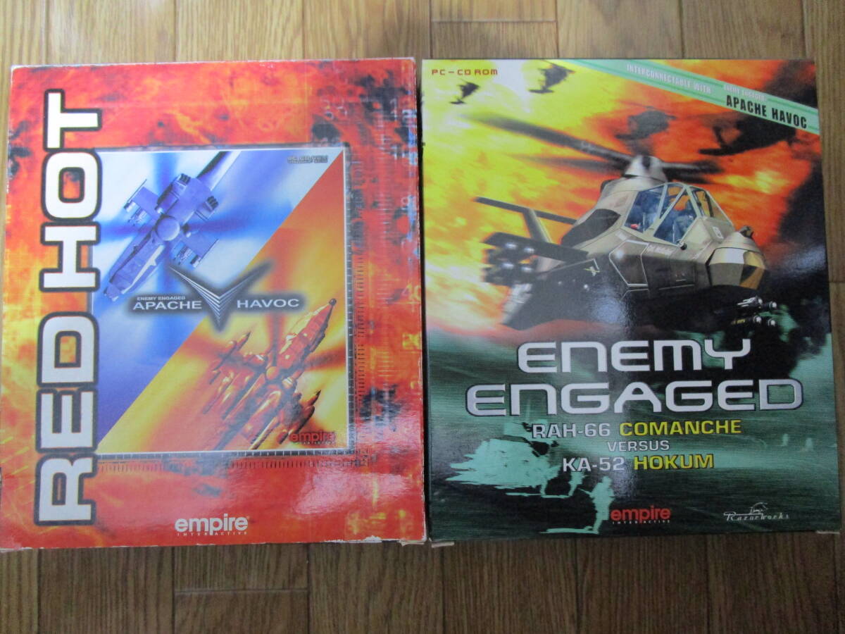 Enemy Engaged Apache Havoc RAH-66 Comanche KA-52 Hokum 英語版 Empire Razorworks Windows95/98 1998 2000 CDROM 中古拍卖