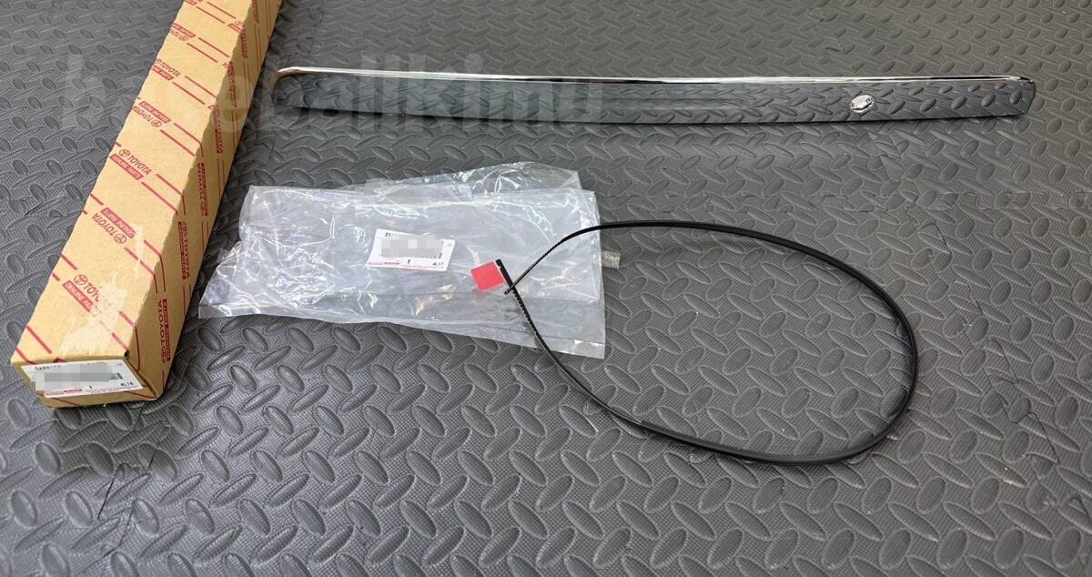 ■新品■トヨタ ハイエース レジアスエース200系4型5型6型 バックドア ガーニッシュ リアゲート ダークプライム ワゴン スーパーGL拍卖