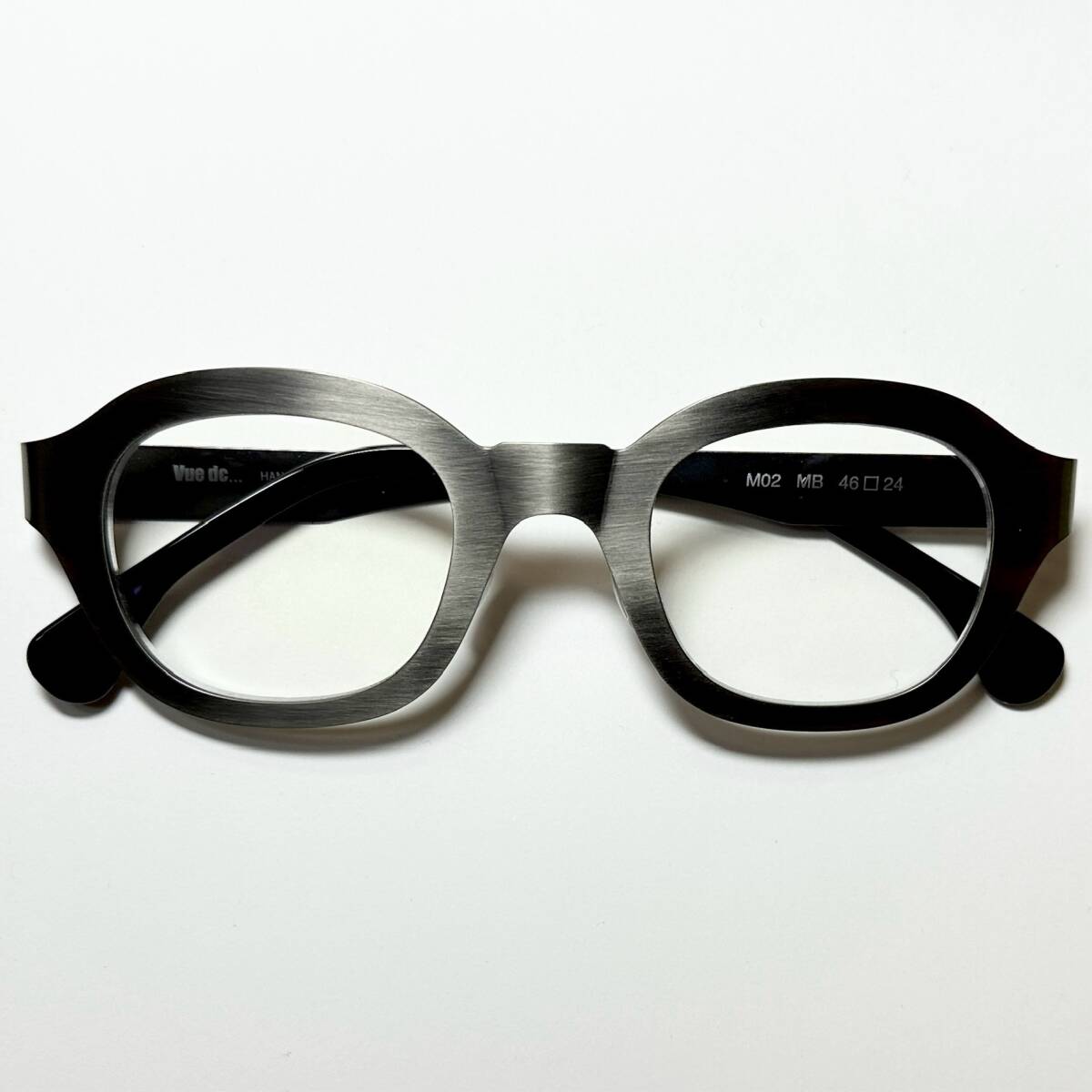 Vue dc. 新品未開封】 フレームフランス製 Frame France M02 MB メガネ 純正ケース付き ヴュードゥシー キャット拍卖