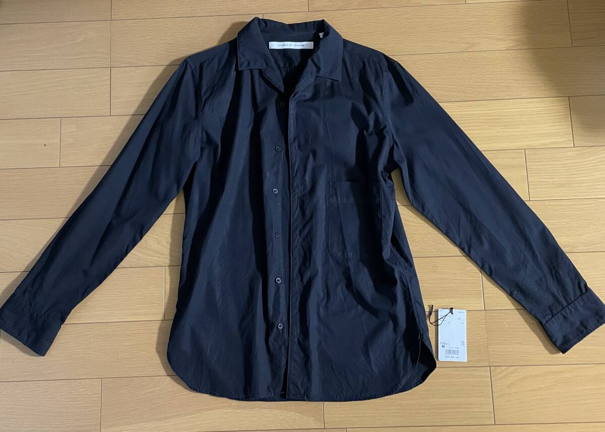 ★ユニクロ×ルメール コンバーチブルカラーシャツ(69 Navy Mサイズ)拍卖