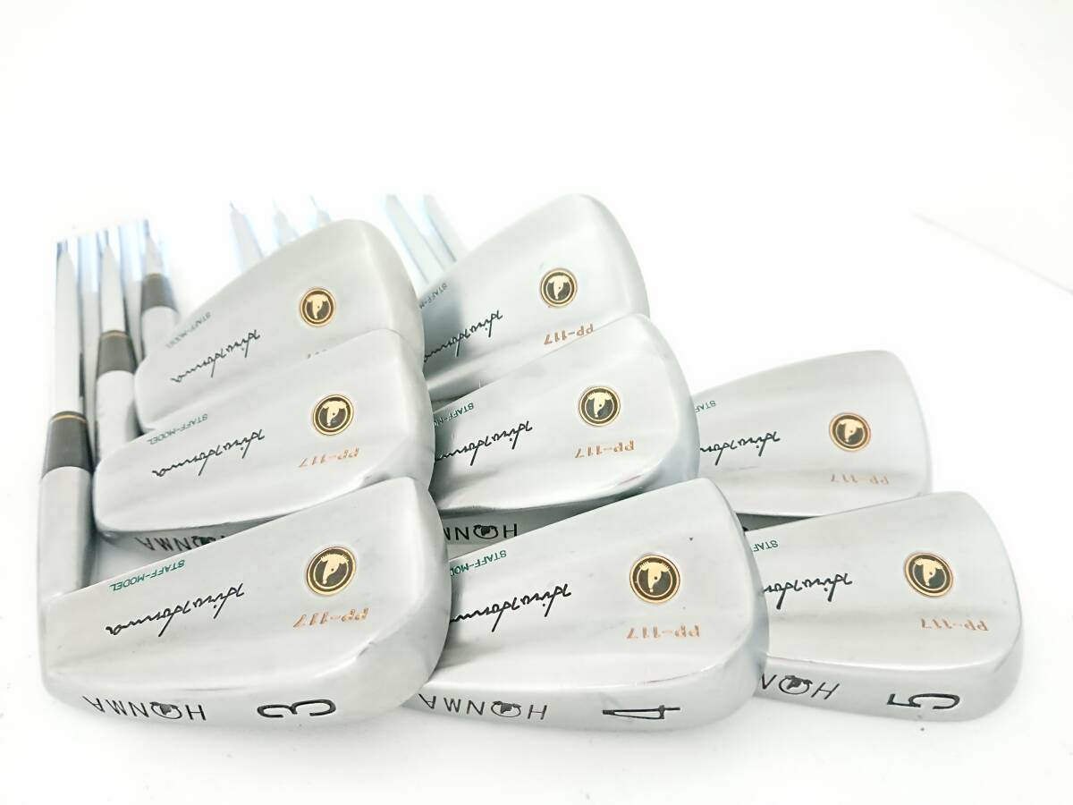 本間ゴルフ◆◆ 最高傑作 軟鉄鍛造 PP-117 STAFF MODEL MB FORGED 豪華8本組 幻のマッスル!!! ◆◆奇跡の良品!!!拍卖