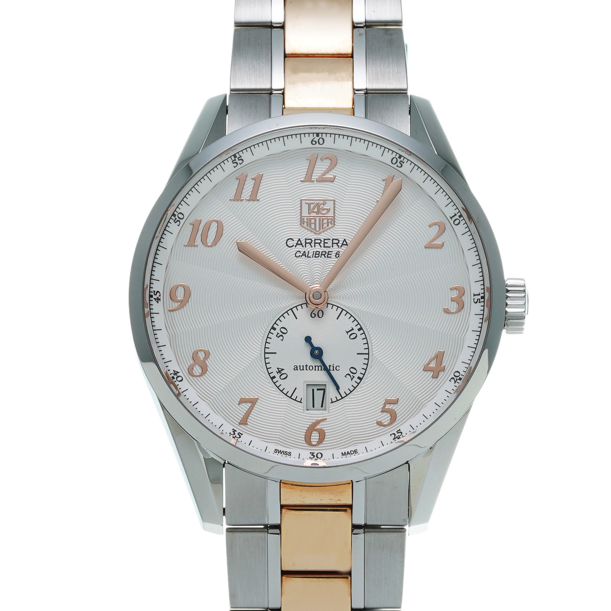 タグホイヤー カレラ キャリバー6 WAS2112.BD0734 アイボリー メンズ 腕時計 自動巻き 銀蔵拍卖