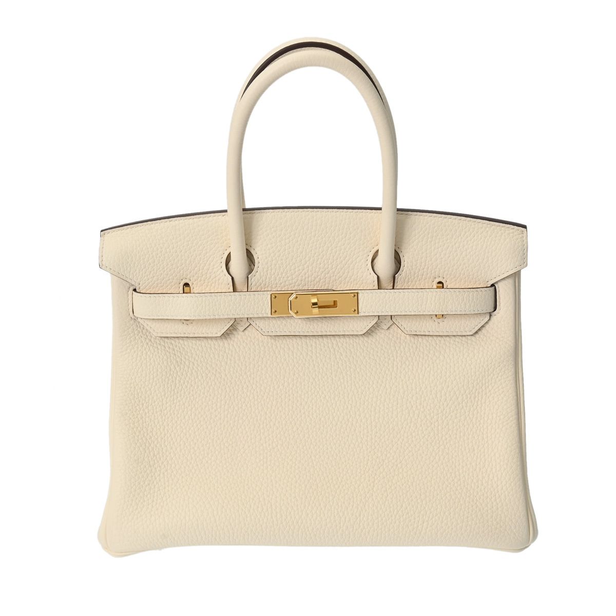 HERMES エルメス バーキン 30 ナタ U刻印(2022年頃) レディース トリヨンクレマンス ハンドバッグ Aランク 中古 銀蔵拍卖