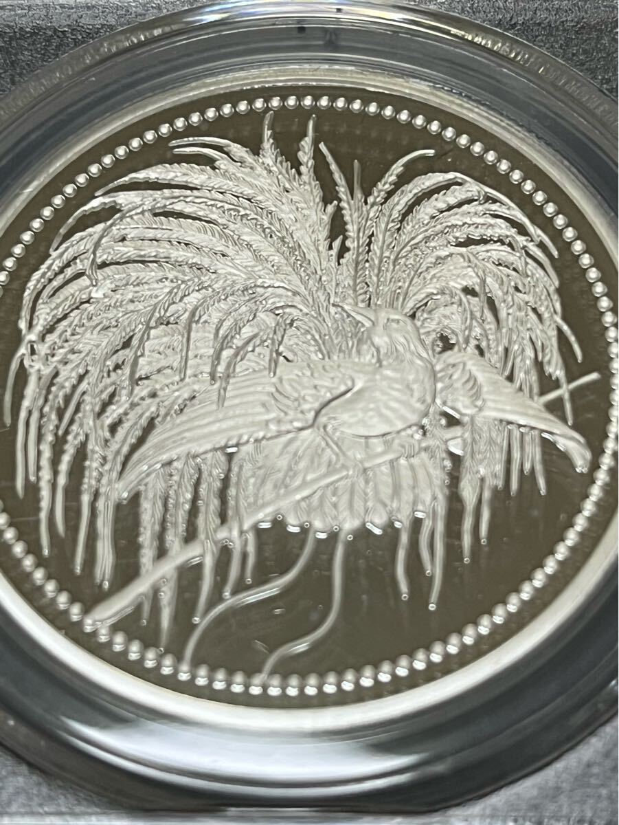 【最高鑑定】2020年極楽鳥 1オンス プルーフ銀貨 10キナ拍卖