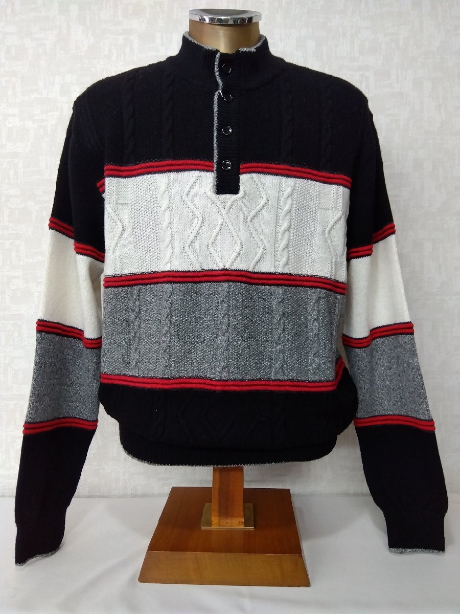 セーター 40%OFF アンジェロ・ガルバス 秋冬物 ニット カシミヤ入り(48)L 送料無料 新品拍卖