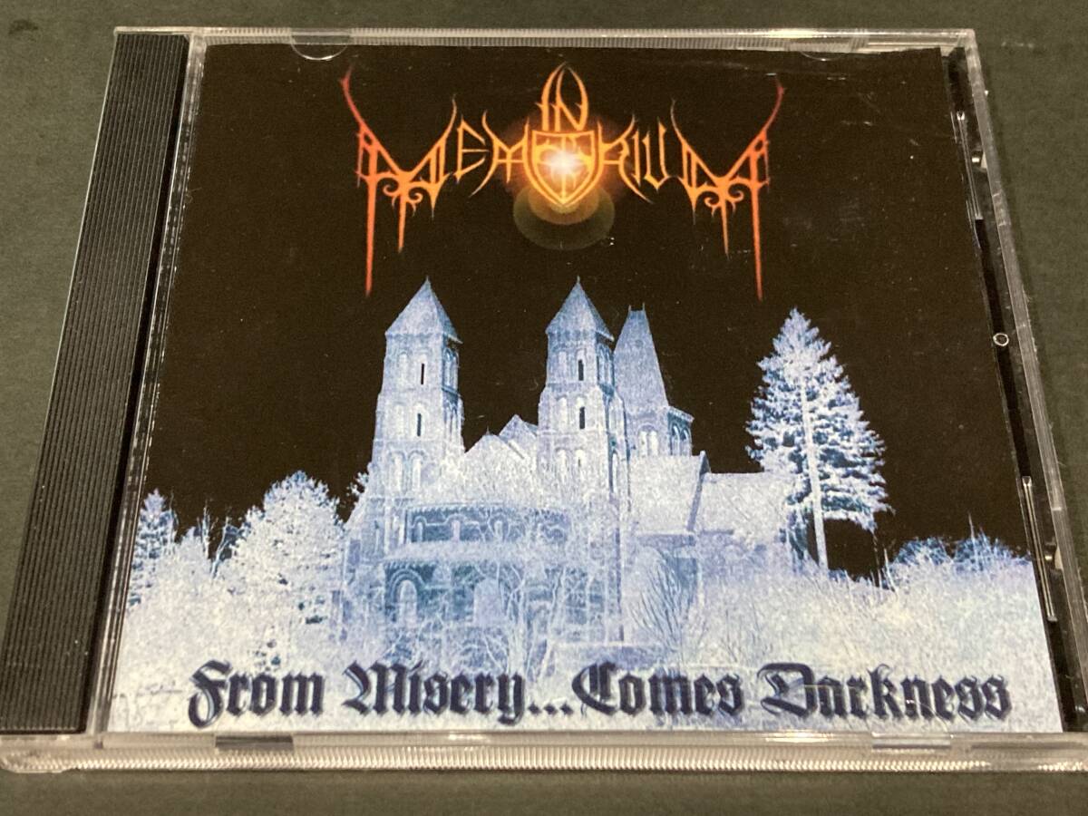 アメリカ産ブラックメタル In Memorium / From Misery Comes Darkness 輸入盤CD ABAZAGORATH Nihilist拍卖