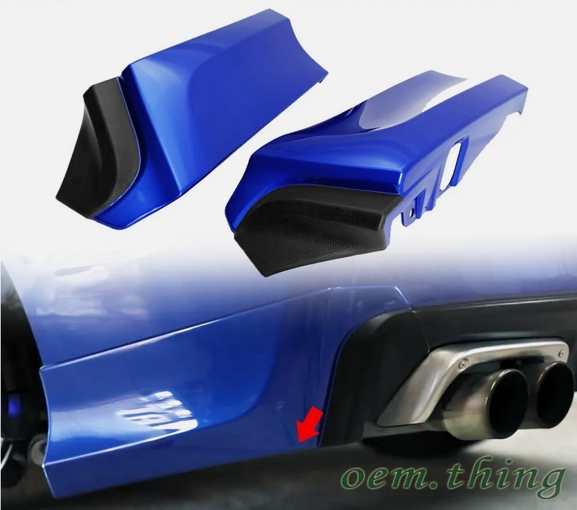 【何色でも塗装可能】OE Type スバル WRX STI VA系 リアバンパースプリッター 左右セット 塗装費込 2015-2021拍卖