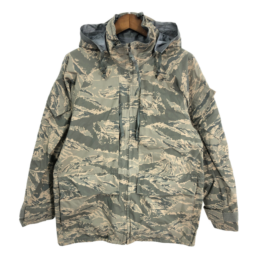 00年代 米軍実物 U.S.AIRFORCE APECS GORETEX パーカージャケット ミリタリー ABUカモ (メンズ MEDIUM REGULAR) 中古 古着 S8130拍卖
