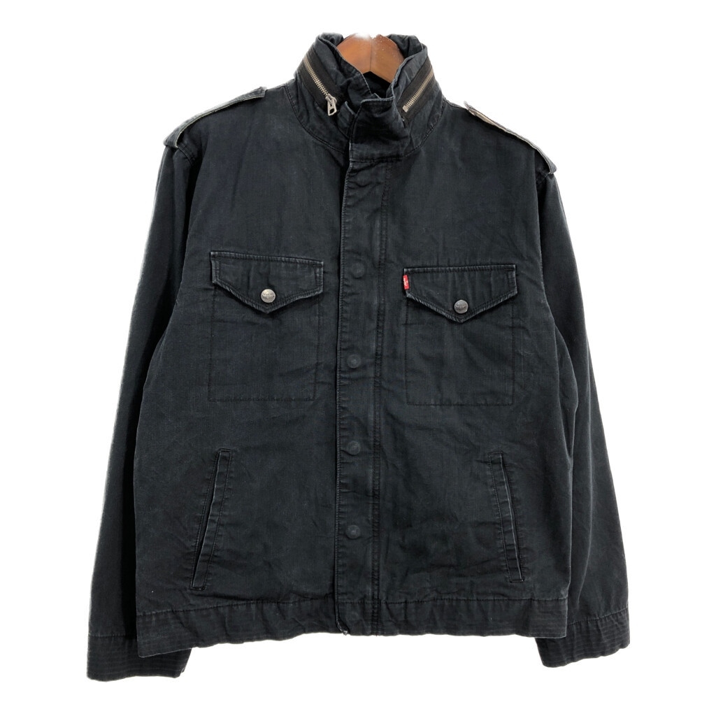 Levi's リーバイス ミリタリージャケット ブラック (メンズ L) 中古 古着 S8974拍卖