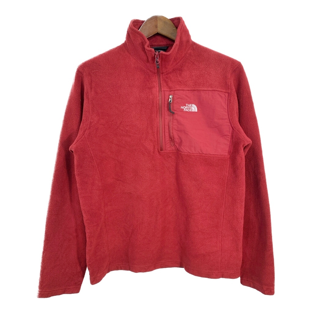 THE NORTH FACE ノースフェイス フリースジャケット アウトドア レッド (メンズ M) 中古 古着 S9145拍卖