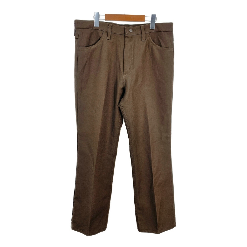 Wrangler ラングラー ランチャードレスジーンズ ブラウン (メンズ W36 L30) 中古 古着 S9283拍卖