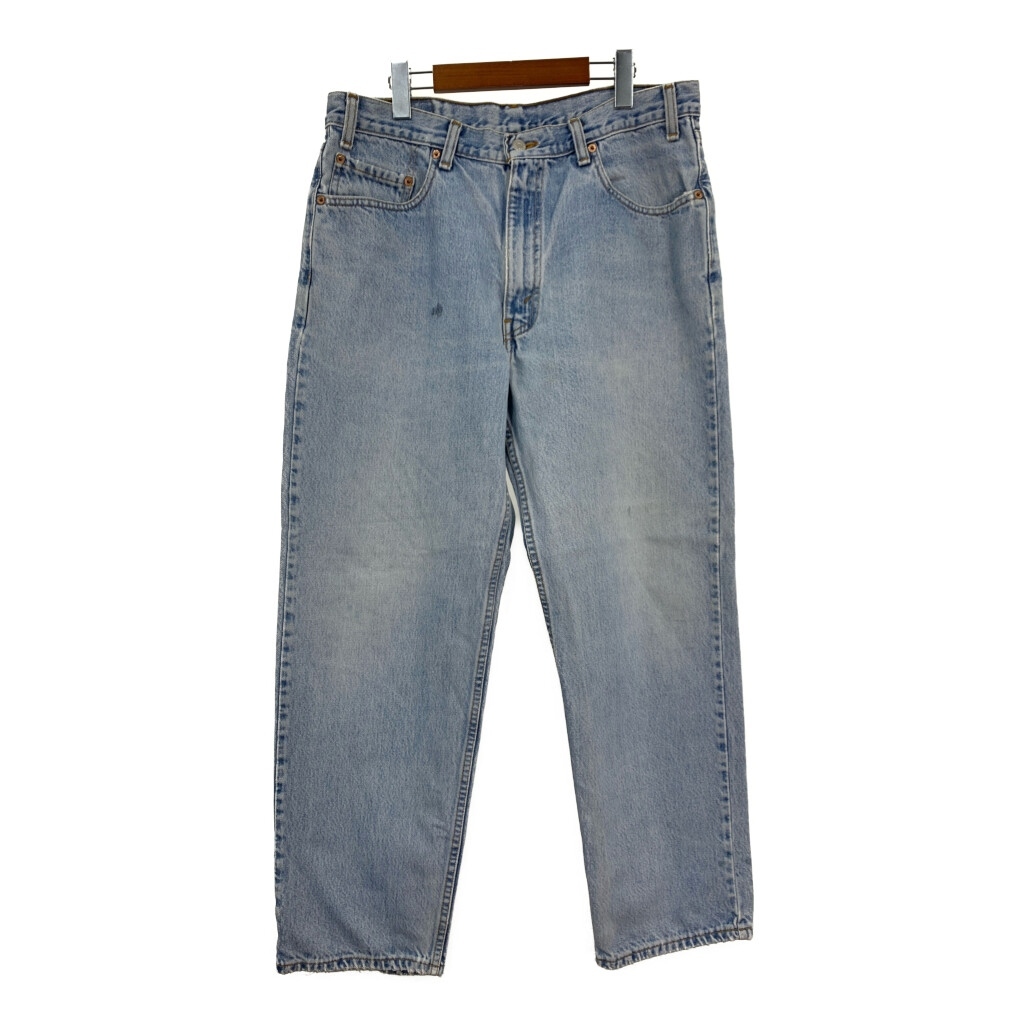 90年代 カナダ製 Levi's リーバイス 550 デニムパンツ ブルー (メンズ W36 L30) 中古 古着 S9626拍卖