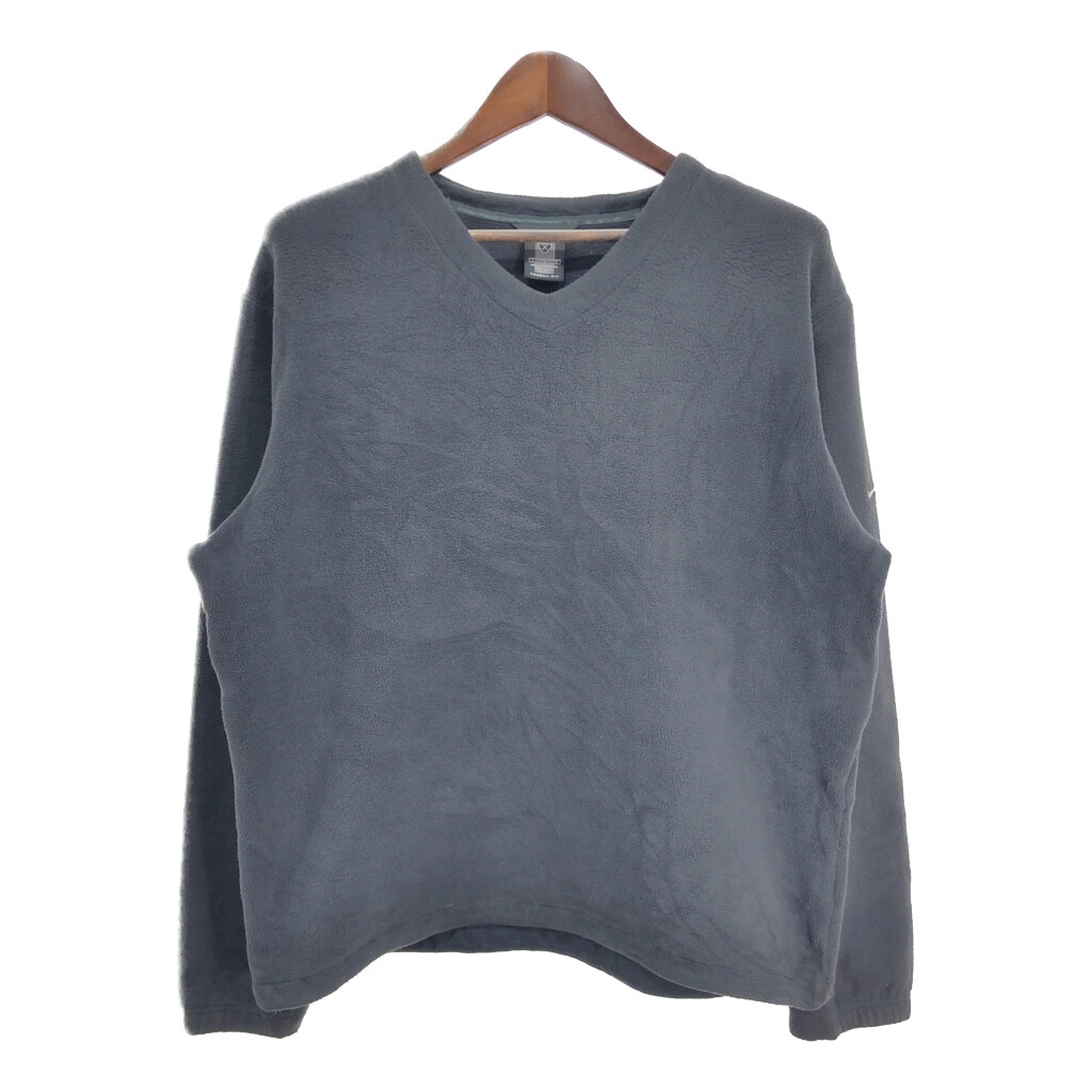 NIKE GOLF ナイキゴルフ フリース プルオーバー スポーツ ブラック (メンズ L) 中古 古着 S9835拍卖