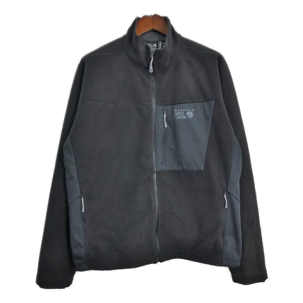 MOUNTAIN HARDWEAR マウンテンハードウェア フリースジャケット アウトドア ブラック (メンズ XL) 中古 古着 S9936拍卖