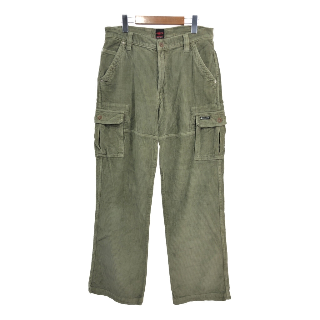 BIG STAR コーデュロイカーゴパンツ カーキ (メンズ W32 L34) 中古 古着 S9946拍卖