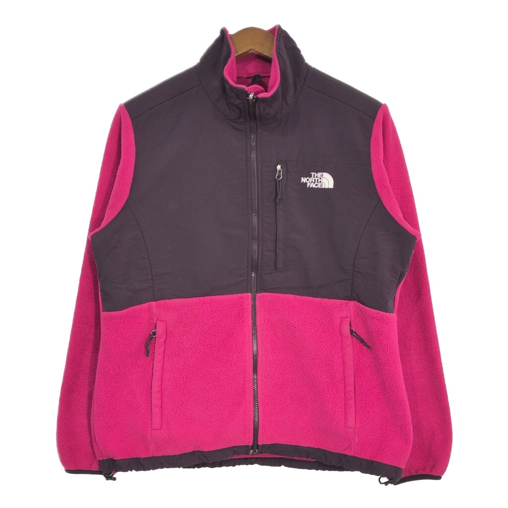 THE NORTH FACE ノースフェイス Denali デナリ フリースジャケット アウトドア バイカラー ピンク (レディース L相当) 中古 古着 T1895拍卖