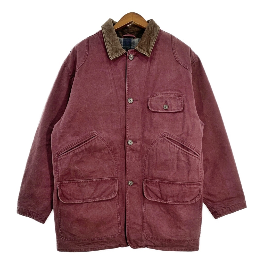 Banana Republic バナナリパブリック ハンティングジャケット アウトドア ワインレッド (メンズ M) 中古 古着 T1905拍卖