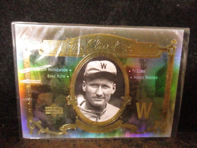 ◎野球カード ウォルター・ジョンソン 2001 Uppwer Deck Hall of Famers C 4 即決!!拍卖