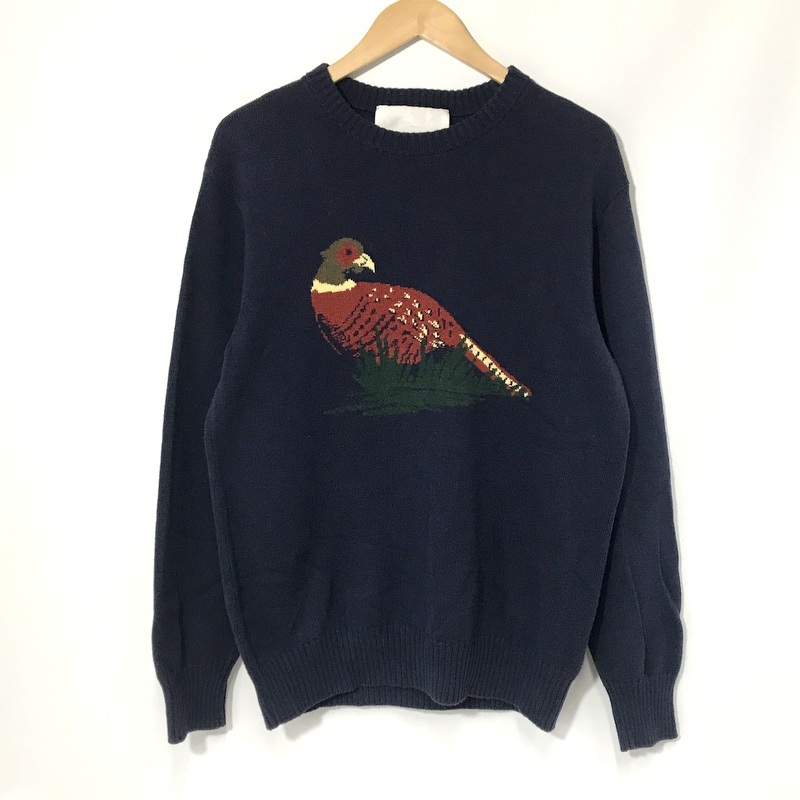 WHITE MOUNTAINEERING ニット セーター BIRD KNIT 古着 メンズ サイズ2 L相当 ホワイトマウンテニアリング トップス A12691◆拍卖