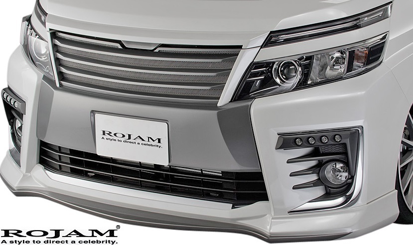 【M's】TOYOTA 80系 前期 ヴォクシー (2014/1-2017/6) ROJAM IRT フロントリップスポイラー/VOXY ZSグレード ZRR80W FRP ロジャム エアロ拍卖