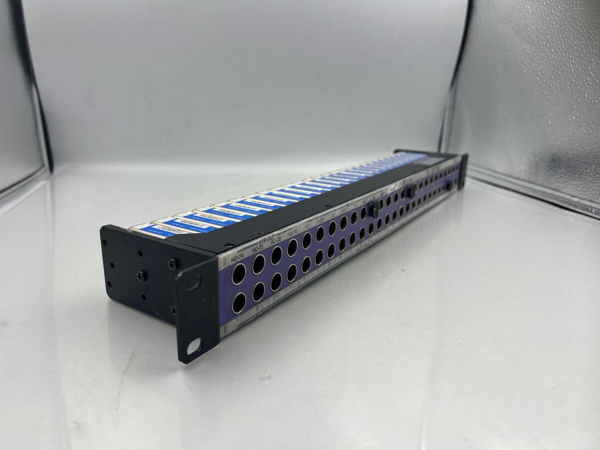 ◆013) CANARE・DVJB-W / 75Ωビデオパッチ盤/パッチベイ・26穴 拍卖