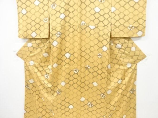 ys7283028; 宗sou 絞り 菊楓模様小紋着物【着】拍卖