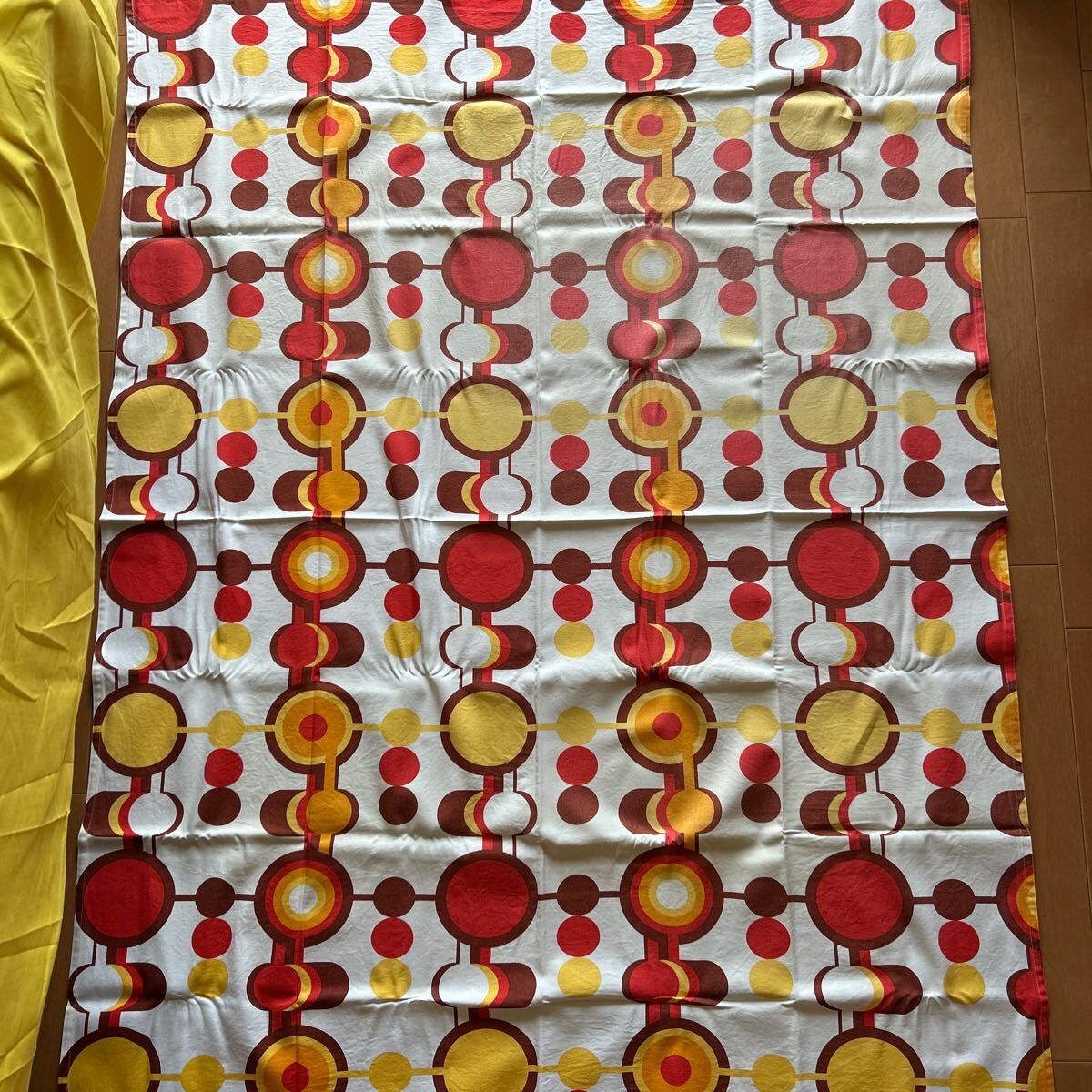 ☆70'Sヴィンテージ生地/サイケ/難あり★拍卖