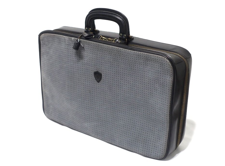廃盤 希少 定価14万 美品 FELISI フェリージ パンチングレザー トランクケース トラベルバッグ 20162 ビジネスバッグ スーツケース 旅行鞄拍卖