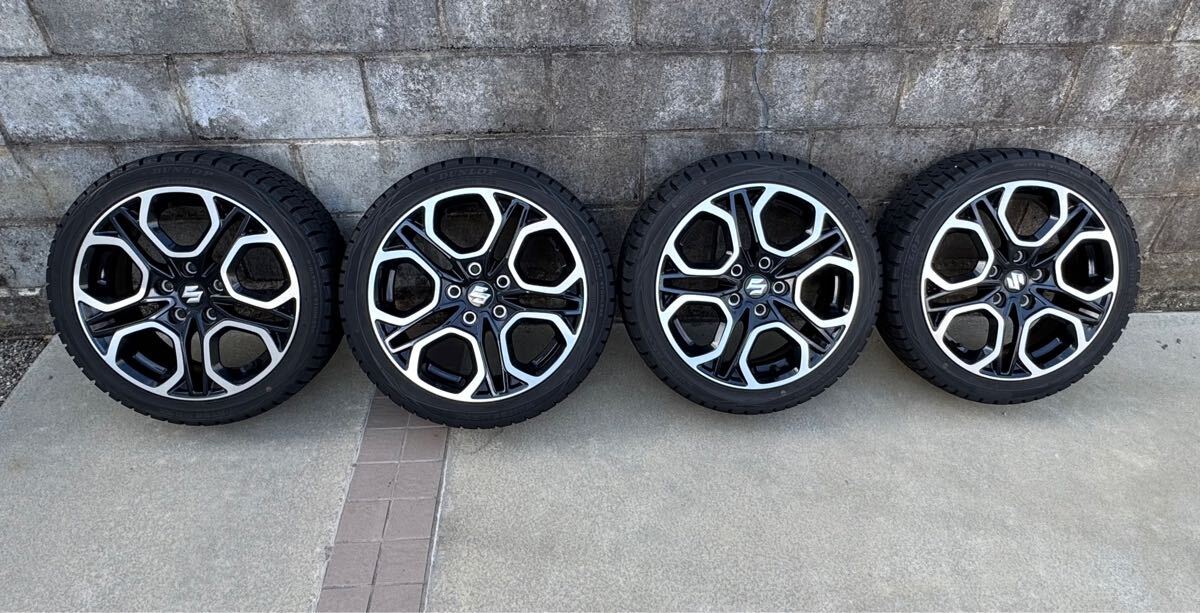 スズキ スイフトスポーツ ZC33S 純正ホイール スタッドレスタイヤ 4本セット 17×6.5J インセット50拍卖